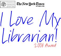I Love My Librarian logo